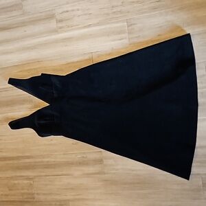 Vintage J. Crew black velvet flare dress 4